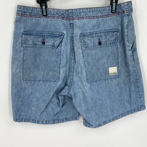 Tommy Hilfiger Women’s Blue Jean Shorts Distressed Style size 10 - Picture 4 of 4